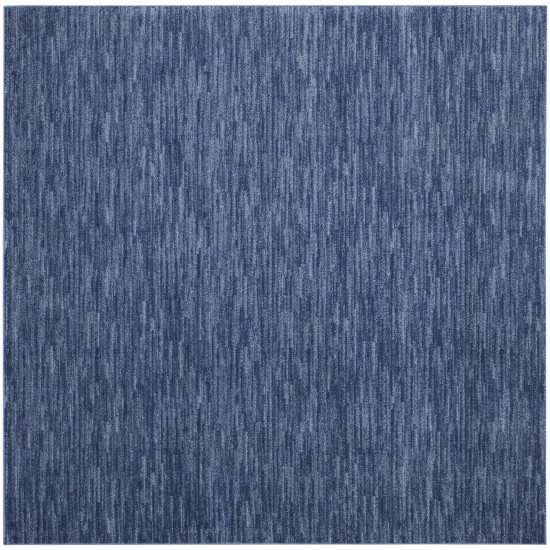 Nourison Essentials NRE01 Area Rug, Navy/Blue, 9' x Square