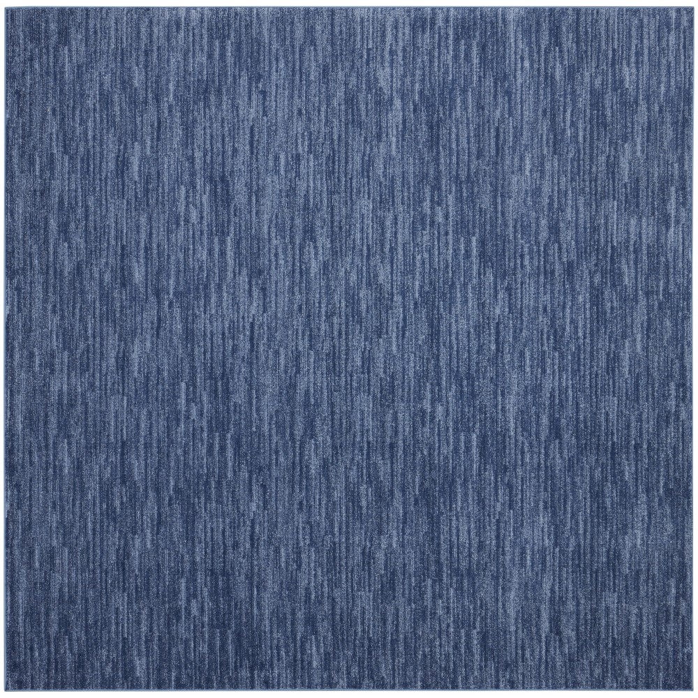 Nourison Essentials NRE01 Area Rug, Navy/Blue, 9' x Square