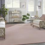 Nourison Essentials NRE01 Area Rug, Pink, 10' x 14'