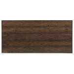 ACME LynLee Dining Table, Weathered Dark Oak & Dark Bronze