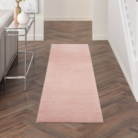 Nourison Essentials NRE01 Runner Rug, Pink, 2'2" x 12'