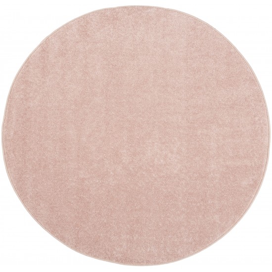 Nourison Essentials NRE01 Area Rug, Pink, 4' x Round