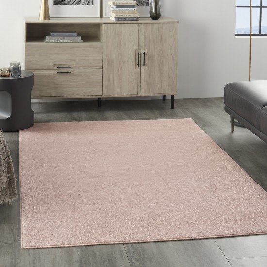 Nourison Essentials NRE01 Area Rug, Pink, 6' x 9'