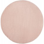 Nourison Essentials NRE01 Area Rug, Pink, 6' x Round