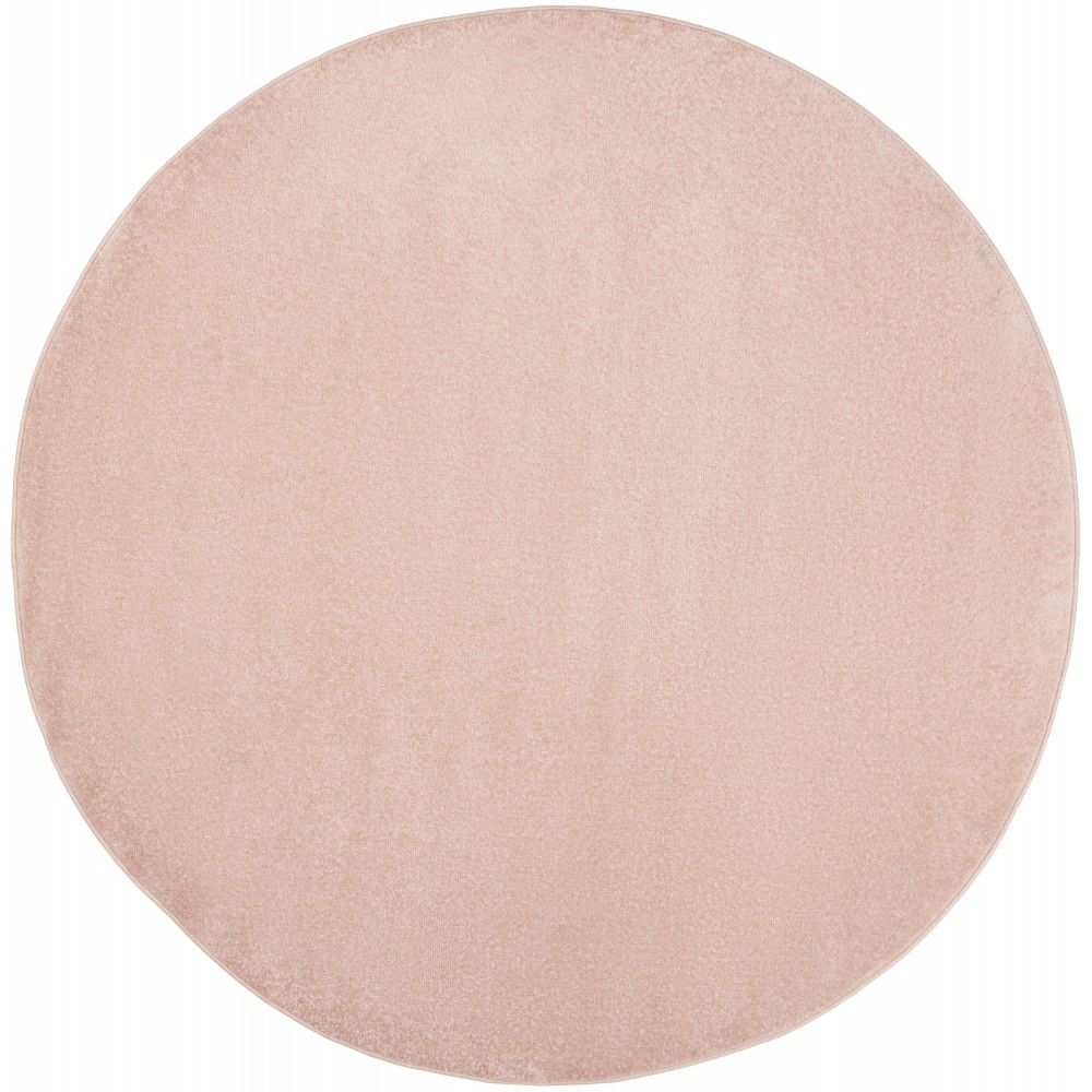 Nourison Essentials NRE01 Area Rug, Pink, 6' x Round