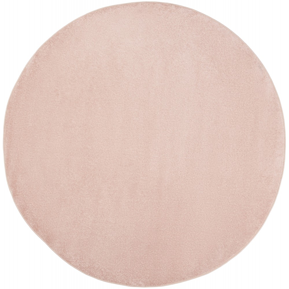 Nourison Essentials NRE01 Area Rug, Pink, 8' x Round