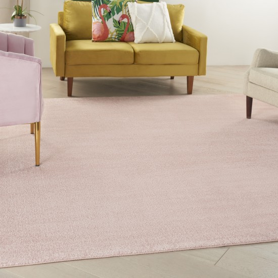 Nourison Essentials NRE01 Area Rug, Pink, 9' x Square