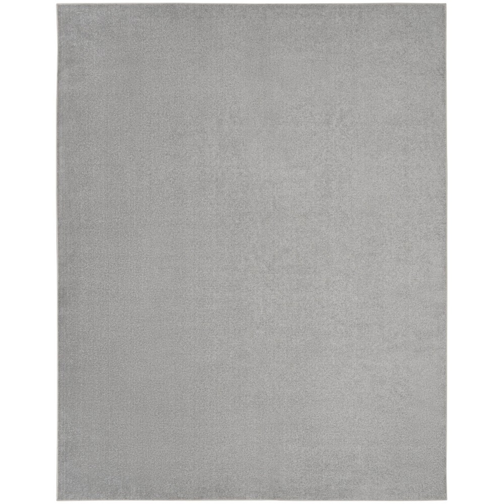 Nourison Essentials NRE01 Area Rug, Silver/Grey, 10' x 14'