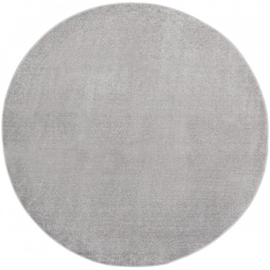 Nourison Essentials NRE01 Area Rug, Silver/Grey, 10' x Round