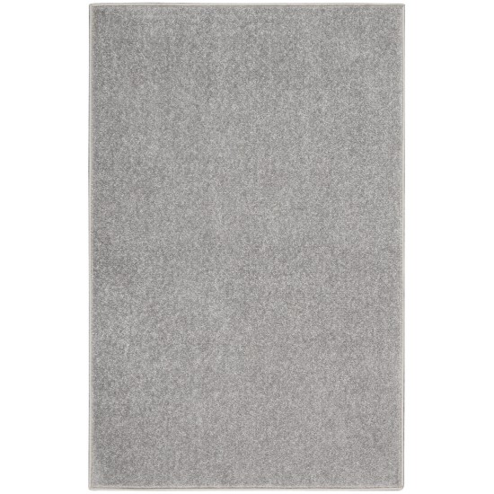 Nourison Essentials NRE01 Runner Rug, Silver/Grey, 2' x 4'