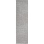 Nourison Essentials NRE01 Runner Rug, Silver/Grey, 2' x 6'