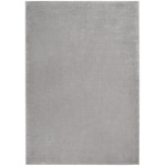 Nourison Essentials NRE01 Area Rug, Silver/Grey, 4' x 6'