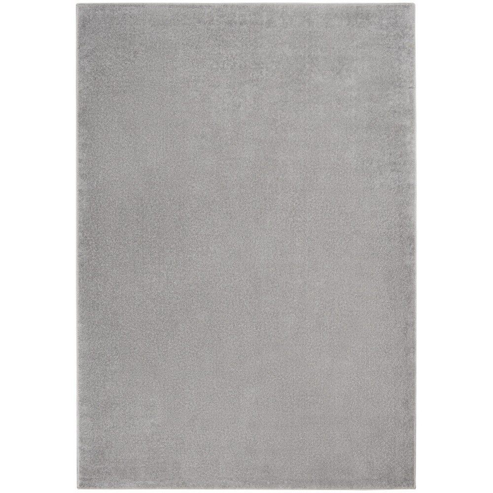 Nourison Essentials NRE01 Area Rug, Silver/Grey, 4' x 6'