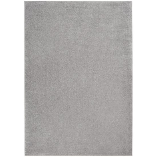 Nourison Essentials NRE01 Area Rug, Silver/Grey, 5' x 7'