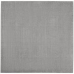 Nourison Essentials NRE01 Area Rug, Silver/Grey, 5' x Square