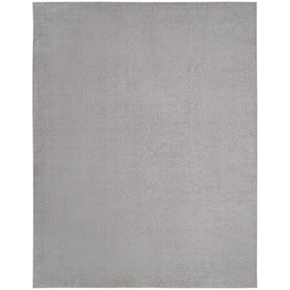 Nourison Essentials NRE01 Area Rug, Silver/Grey, 7' x 10'