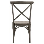 ACME Kaelyn II Side Chair (Set-2), Gray Oak & Sandy Gray