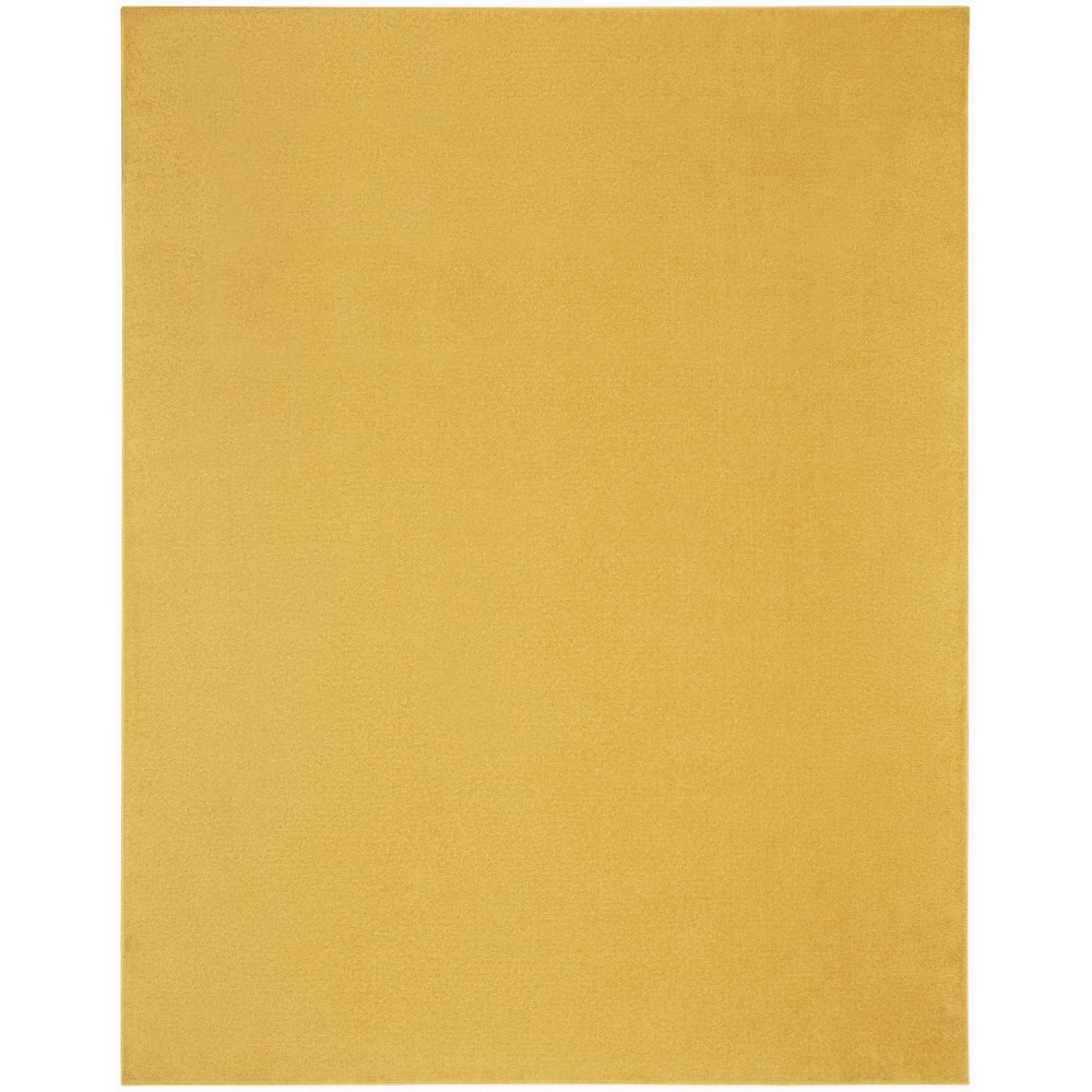 Nourison Essentials NRE01 Area Rug, Yellow, 10' x 14'