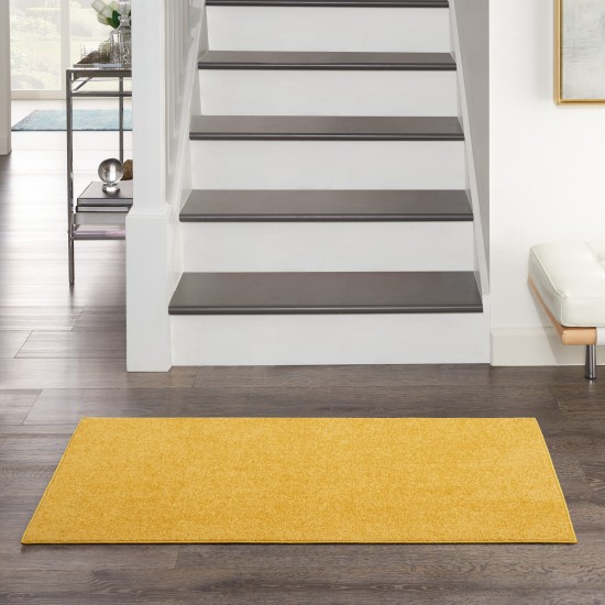 Nourison Essentials NRE01 Runner Rug, Yellow, 2' x 4'