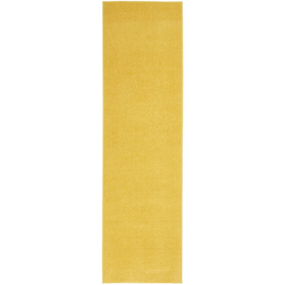 Nourison Essentials NRE01 Runner Rug, Yellow, 2'2" x 10'