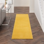 Nourison Essentials NRE01 Runner Rug, Yellow, 2'2" x 10'