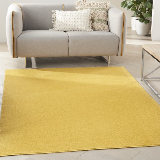 Nourison Essentials NRE01 Area Rug, Yellow, 4' x 6'