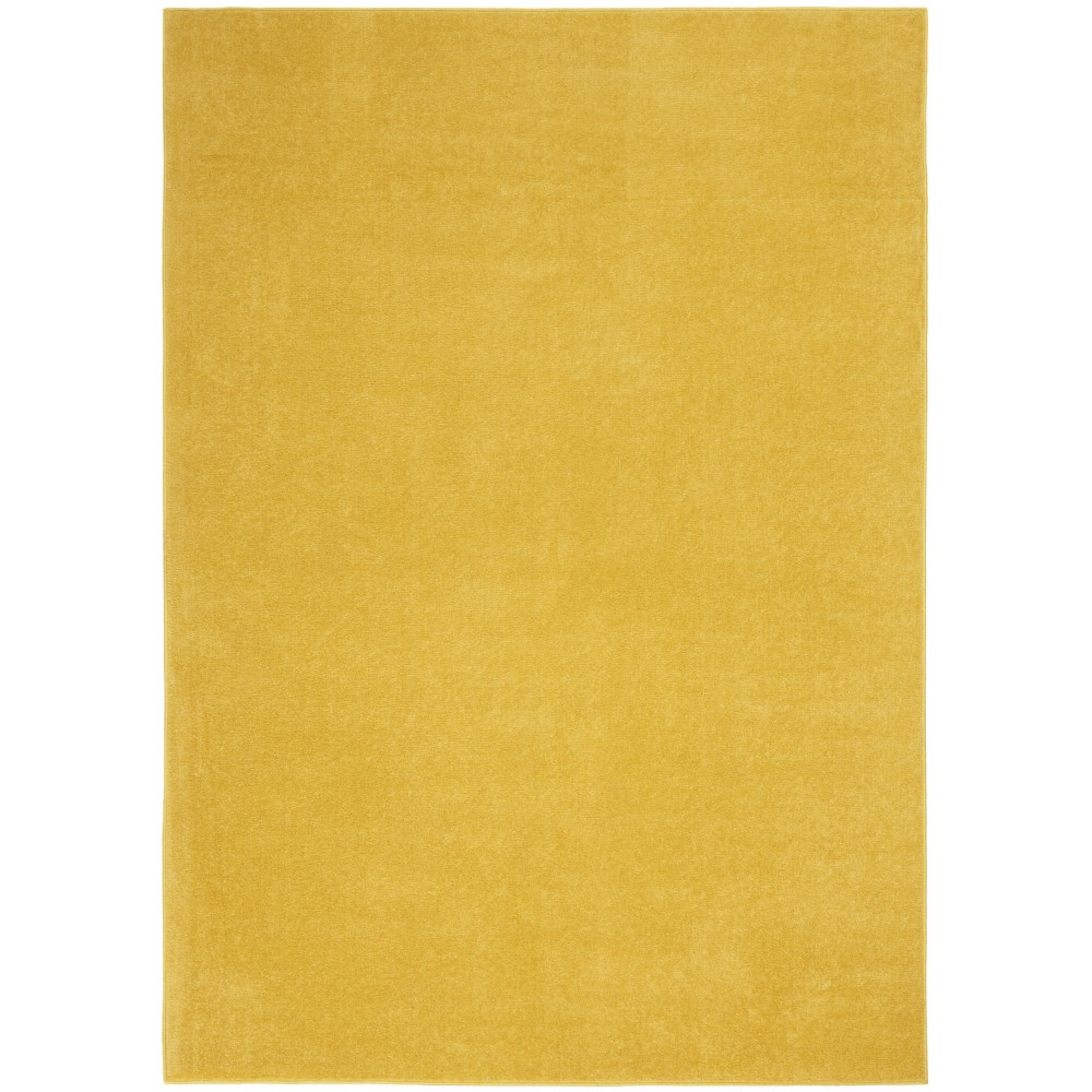 Nourison Essentials NRE01 Area Rug, Yellow, 5' x 7'