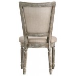 ACME Gabrian Side Chair (Set-2), Fabric & Reclaimed Gray (2Pc/1Ctn)