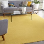 Nourison Essentials NRE01 Area Rug, Yellow, 8' x 10'