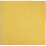 Nourison Essentials NRE01 Area Rug, Yellow, 9' x Square