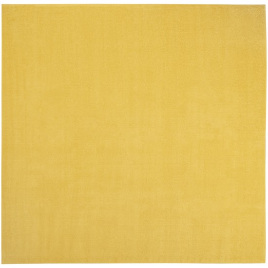 Nourison Essentials NRE01 Area Rug, Yellow, 9' x Square