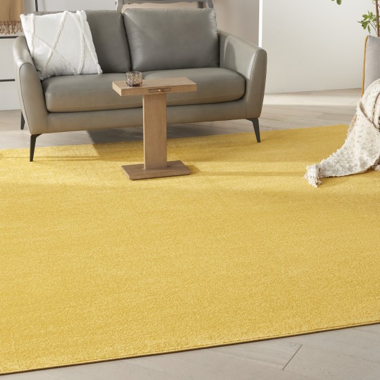 Nourison Essentials NRE01 Area Rug, Yellow, 9' x Square