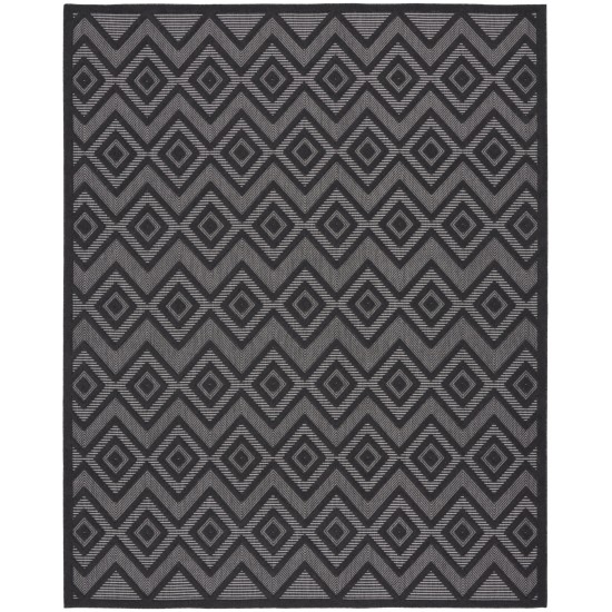 Nourison Versatile NRV01 Area Rug, Charcoal/Black, 8' x 10'