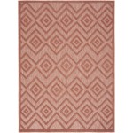 Nourison Versatile NRV01 Area Rug, Coral/Orange, 4' x 6'