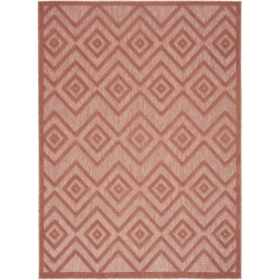 Nourison Versatile NRV01 Area Rug, Coral/Orange, 4' x 6'