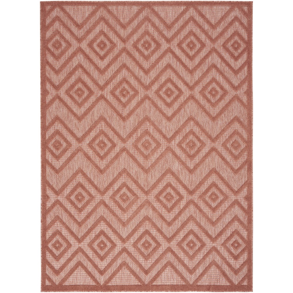 Nourison Versatile NRV01 Area Rug, Coral/Orange, 4' x 6'