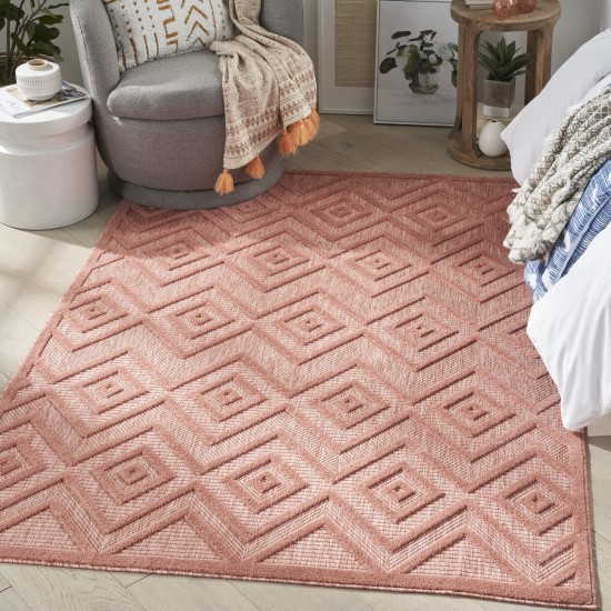 Nourison Versatile NRV01 Area Rug, Coral/Orange, 4' x 6'