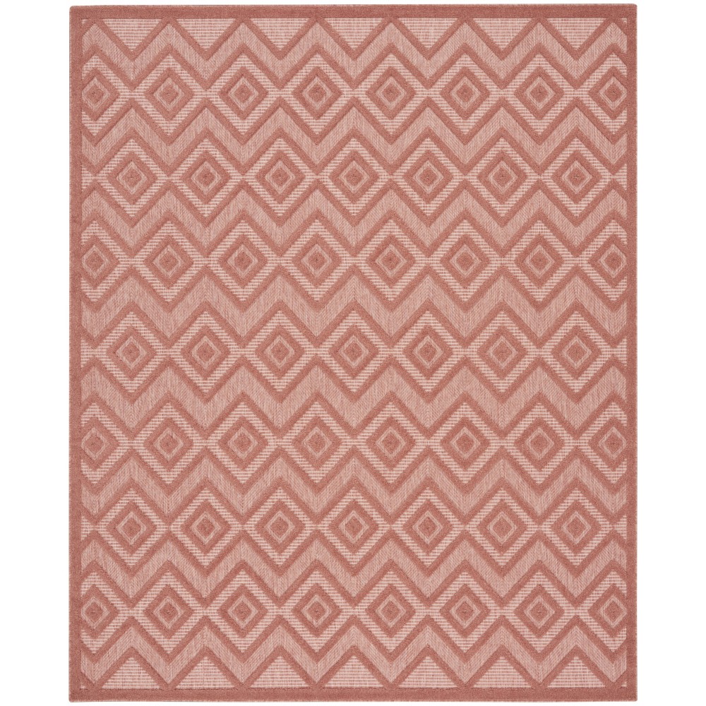 Nourison Versatile NRV01 Area Rug, Coral/Orange, 7' x 10'