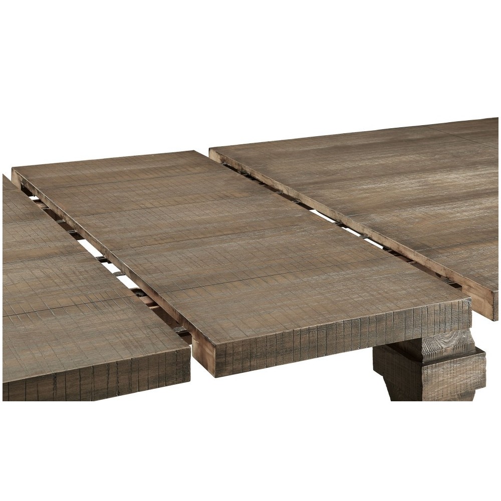ACME Landon Dining Table, Salvage Brown ACME Landon Dining Table, Salvage Brown