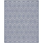 Nourison Versatile NRV01 Area Rug, Denim Blue, 7' x 10'