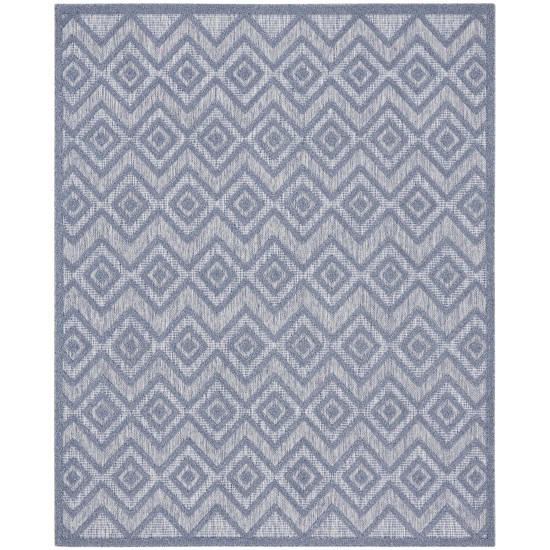 Nourison Versatile NRV01 Area Rug, Denim Blue, 7' x 10'