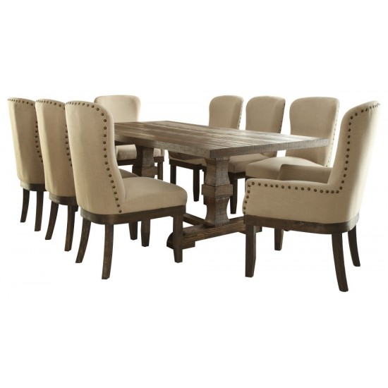 ACME Landon Dining Table, Salvage Brown