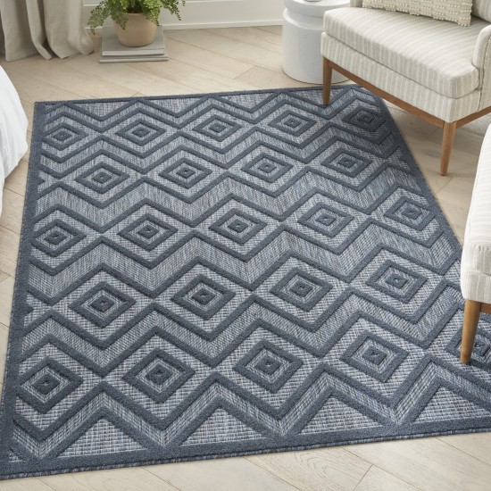 Nourison Versatile NRV01 Area Rug, Navy/Blue, 4' x 6'