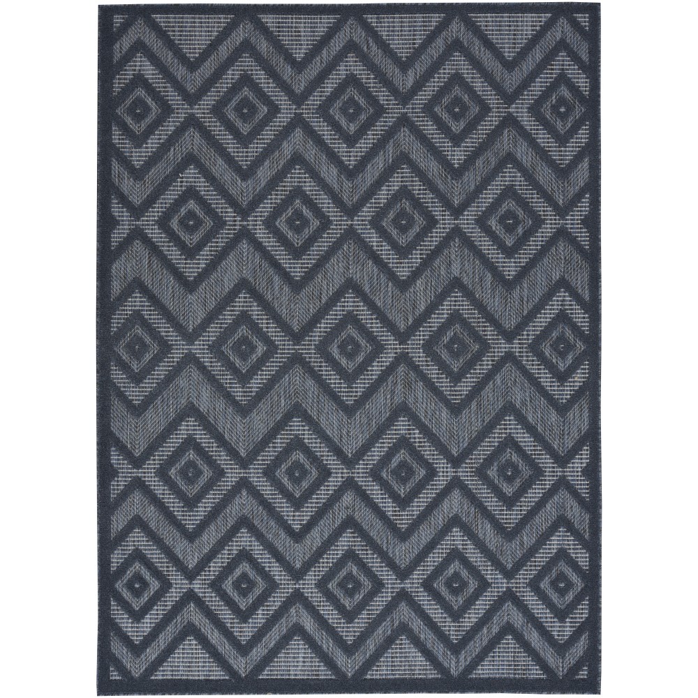 Nourison Versatile NRV01 Area Rug, Navy/Blue, 5' x 7'