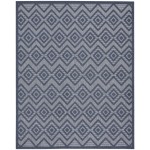 Nourison Versatile NRV01 Area Rug, Navy/Blue, 7' x 10'