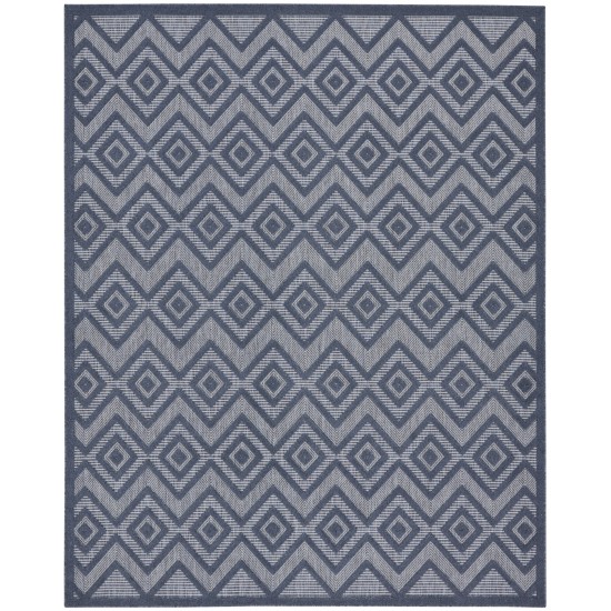 Nourison Versatile NRV01 Area Rug, Navy/Blue, 7' x 10'