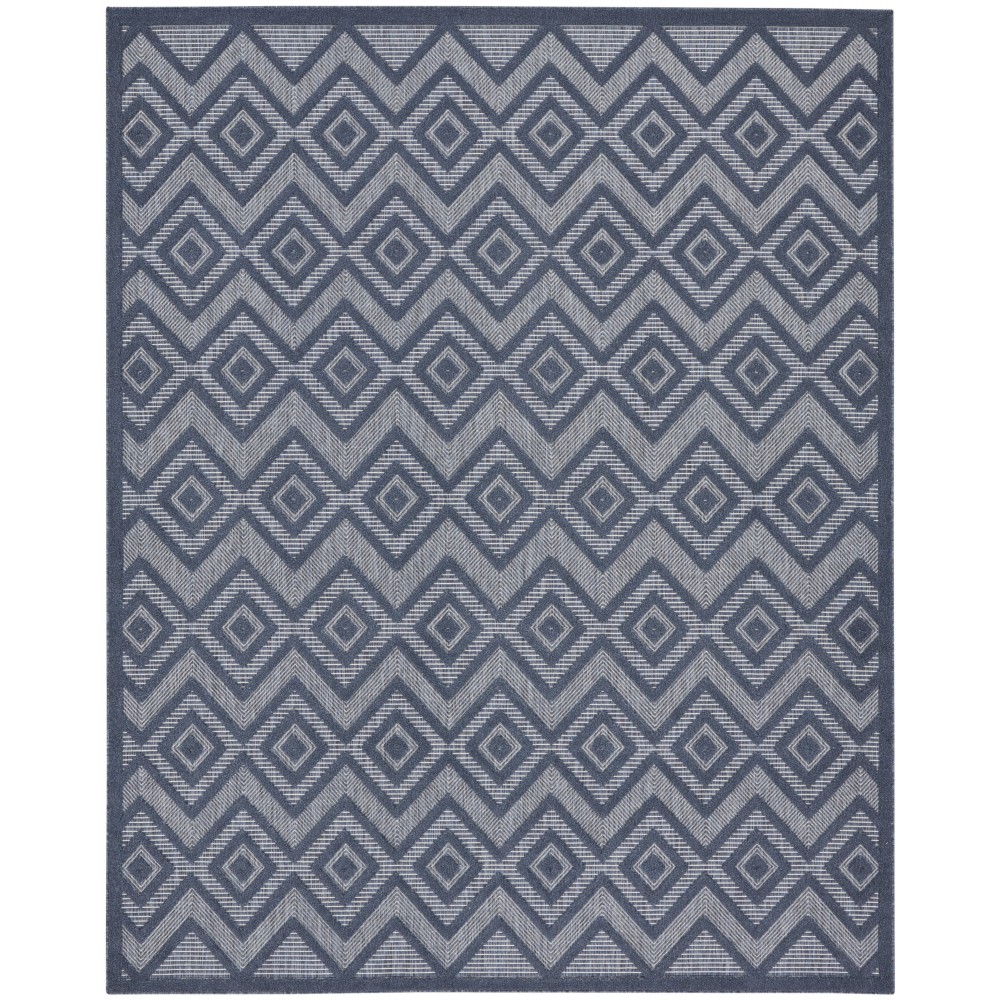 Nourison Versatile NRV01 Area Rug, Navy/Blue, 7' x 10'