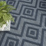 Nourison Versatile NRV01 Area Rug, Navy/Blue, 7' x 10'