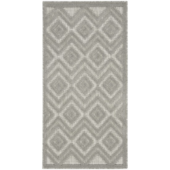 Nourison Versatile NRV01 Runner Rug, Silver/Grey, 2' x 4'