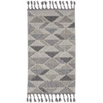 Nourison Paxton PAX01 Area Rug, Grey/Charcoal, 2'2" x 4'5"